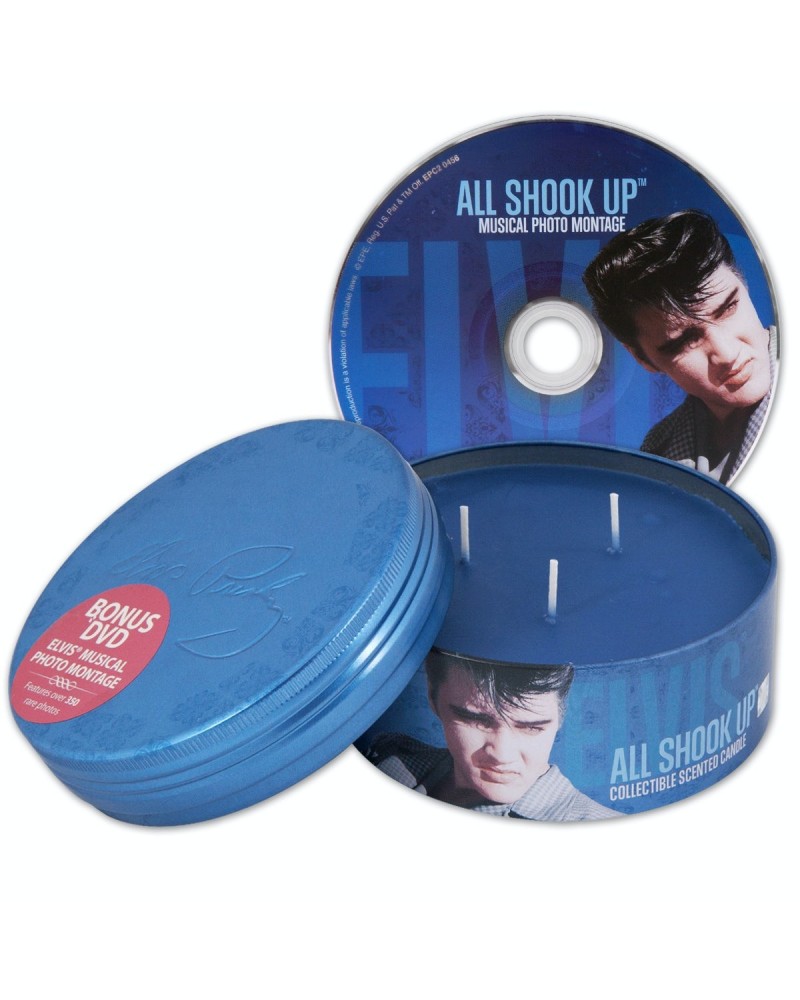 Elvis Presley All Shook Up Scented 14oz Candle & DVD $8.25 Videos