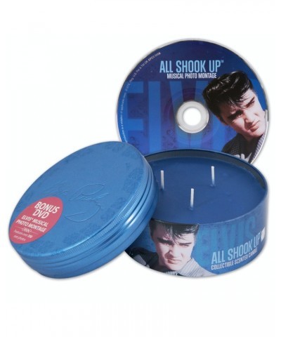 Elvis Presley All Shook Up Scented 14oz Candle & DVD $8.25 Videos