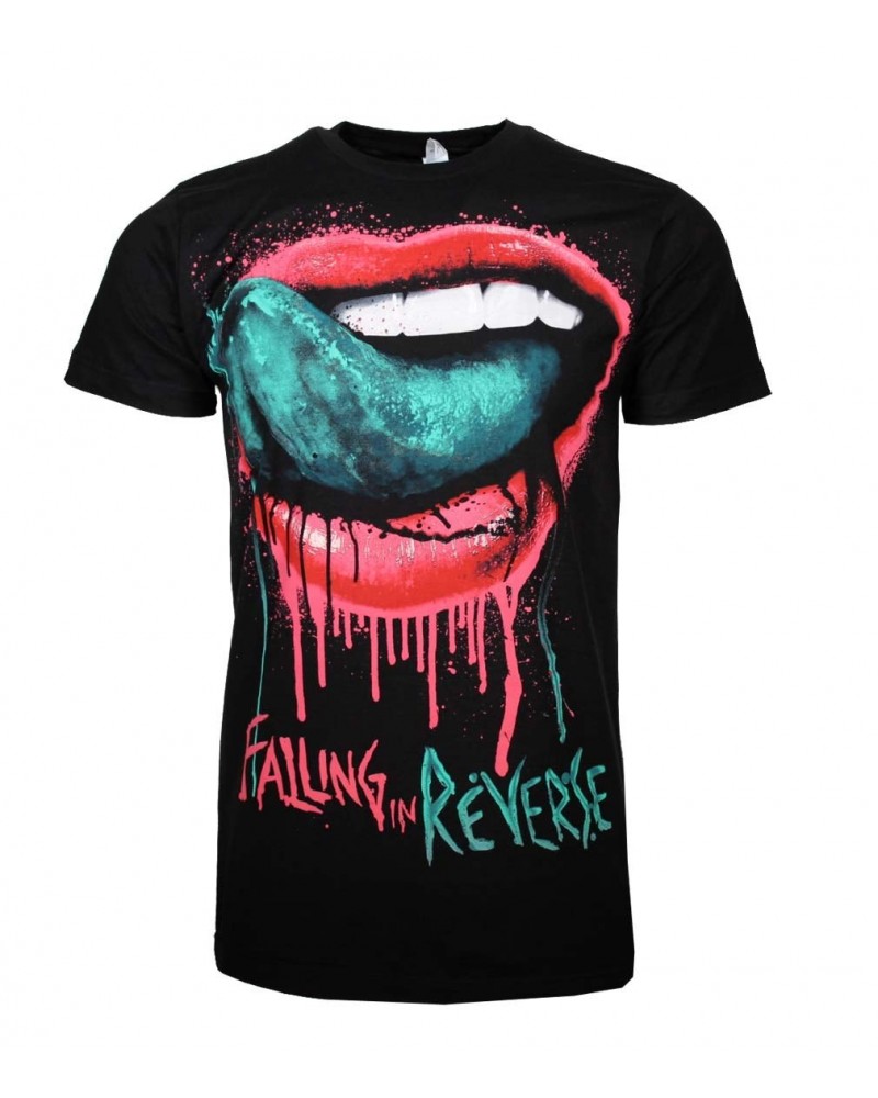 Falling In Reverse T Shirt | Falling in Reverse Lips T-Shirt $9.98 Shirts