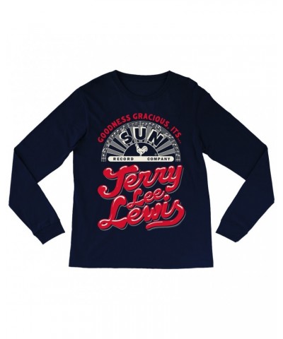 Jerry Lee Lewis Sun Records Long Sleeve Shirt | Goodnees Gracious It's Sun Records Shirt $10.48 Shirts