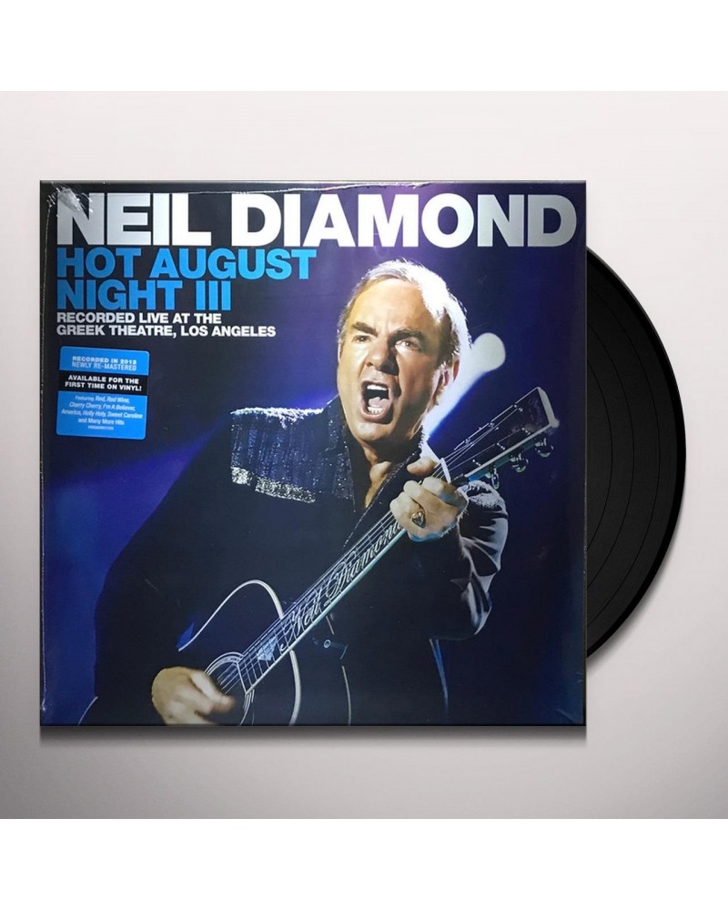 Neil Diamond Hot August Night III (2 LP) Vinyl Record $15.60 Vinyl