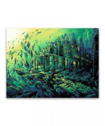 Dave Matthews Band “Grey Street” Song Poster – Regular (Green) $19.00 Decor