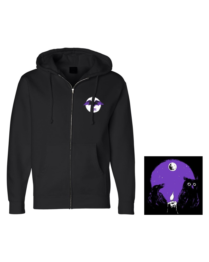 Kepi Ghoulie Full Moon Forever - Black - Zip Hoodie $14.40 Sweatshirts