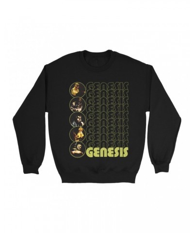 Genesis Sweatshirt | The Carpet Crawlers Album Design Distressed Sweatshirt $13.98 Sweatshirts