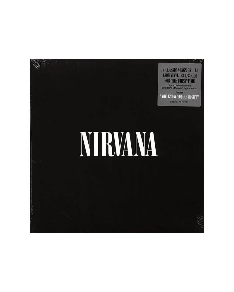 Nirvana LP - Nirvana (incl. mp3) (Vinyl) $20.08 Vinyl