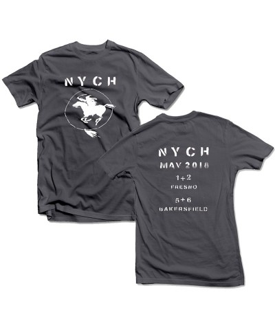 Neil Young NYCH 2018 Tour Big Logo Unisex Grey T-shirt $13.20 Shirts