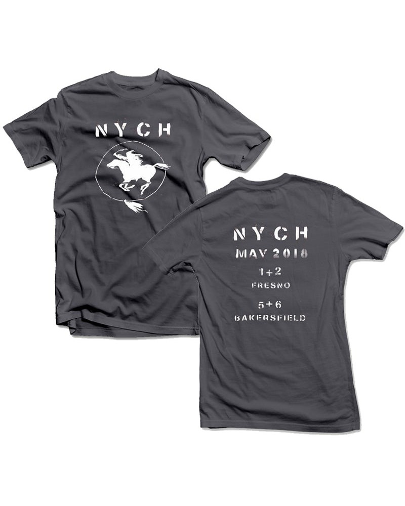 Neil Young NYCH 2018 Tour Big Logo Unisex Grey T-shirt $13.20 Shirts