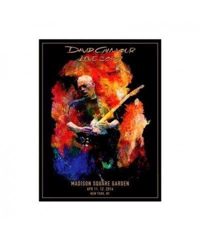 David Gilmour Live 2016 Madison Square Garden Lithograph $12.80 Decor