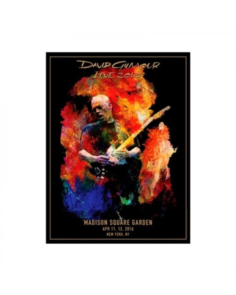 David Gilmour Live 2016 Madison Square Garden Lithograph $12.80 Decor