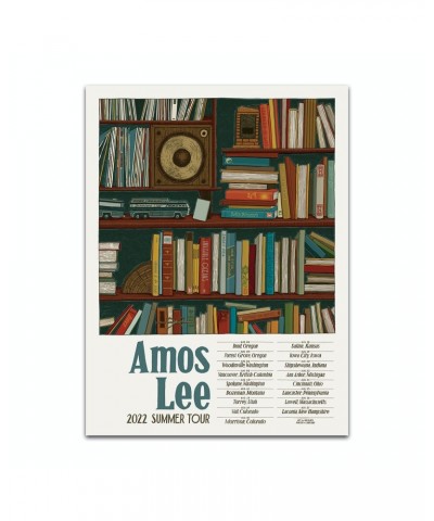 Amos Lee Tour Poster August 2022 $9.00 Decor