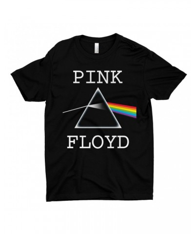 Pink Floyd T-Shirt | The Classic Dark Side Of The Moon Prism Logo Distressed Shirt $11.73 Shirts