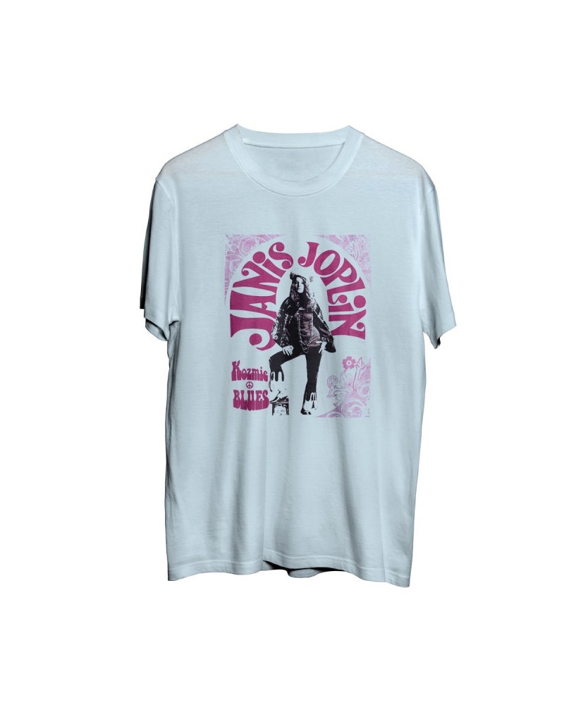 Janis Joplin "Kozmic Blues" Blue Photo T-shirt $10.00 Shirts