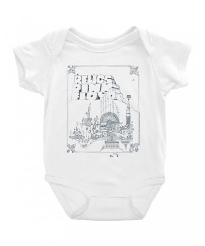 Pink Floyd Baby Short Sleeve Bodysuit | Relics Retro Album Image Bodysuit $7.38 Kids