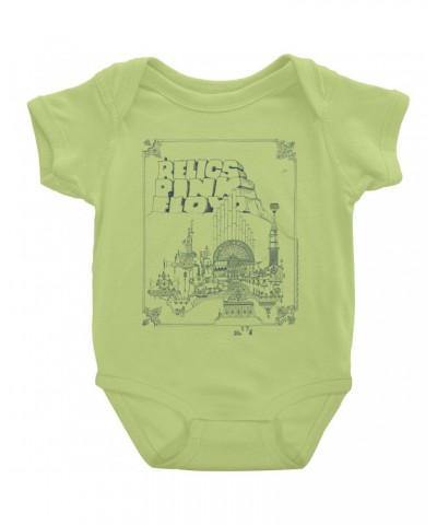 Pink Floyd Baby Short Sleeve Bodysuit | Relics Retro Album Image Bodysuit $7.38 Kids