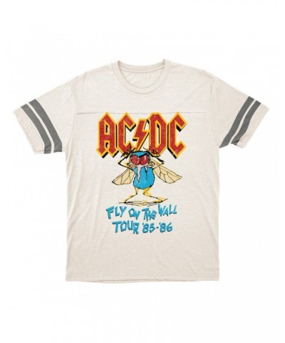 AC/DC T-Shirt | Fly On The Wall Tour 1985-1986 Football Shirt $11.20 Shirts