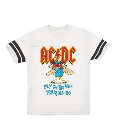 AC/DC T-Shirt | Fly On The Wall Tour 1985-1986 Football Shirt $11.20 Shirts