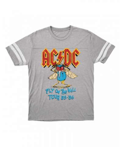 AC/DC T-Shirt | Fly On The Wall Tour 1985-1986 Football Shirt $11.20 Shirts