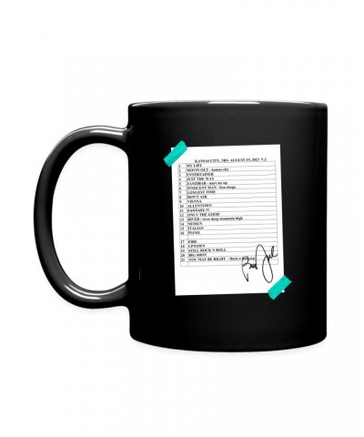 Billy Joel "8-19-23 Kansas City Set List" Black Mug- Online Exclusive $5.43 Drinkware