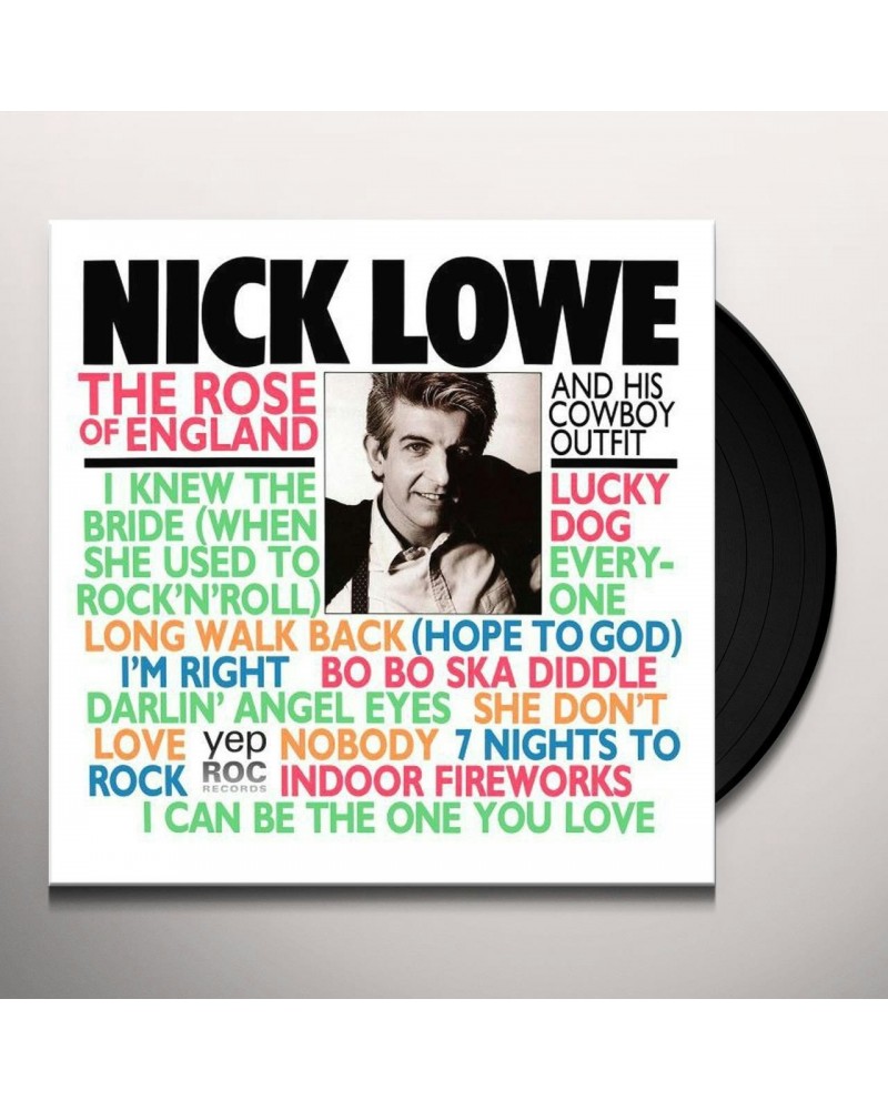 Nick Lowe Rose Of England Vinyl Record $13.20 Vinyl