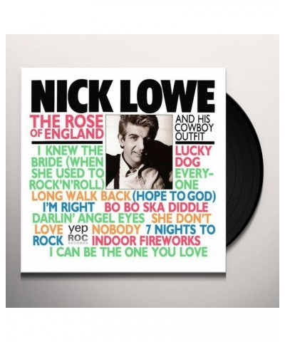 Nick Lowe Rose Of England Vinyl Record $13.20 Vinyl