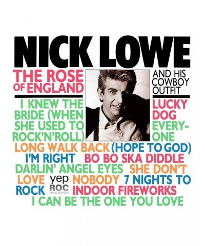 Nick Lowe Rose Of England Vinyl Record $13.20 Vinyl