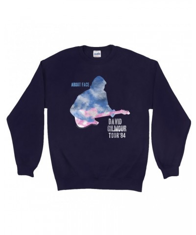 David Gilmour Sweatshirt | About Face Concert Tour Sweatshirt $11.88 Sweatshirts