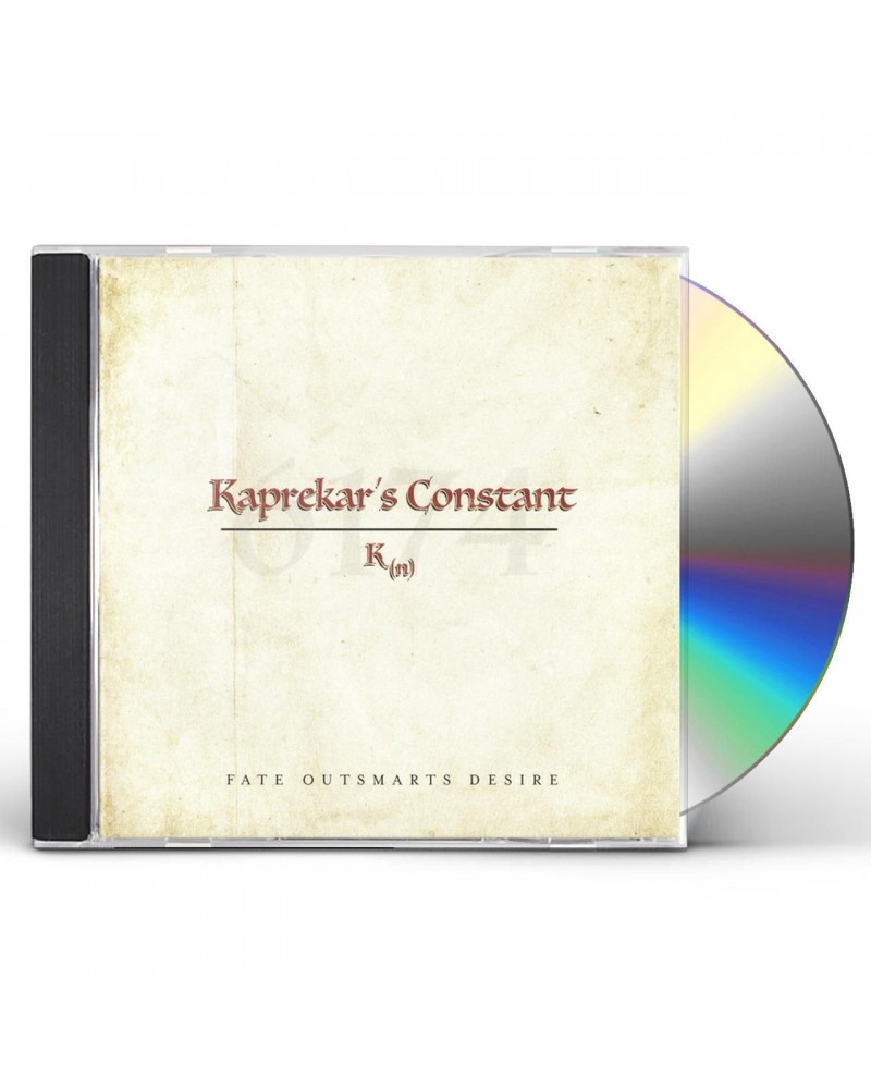 Kaprekar's Constant FATE OUTSMARTS DESIRE CD $6.37 CD