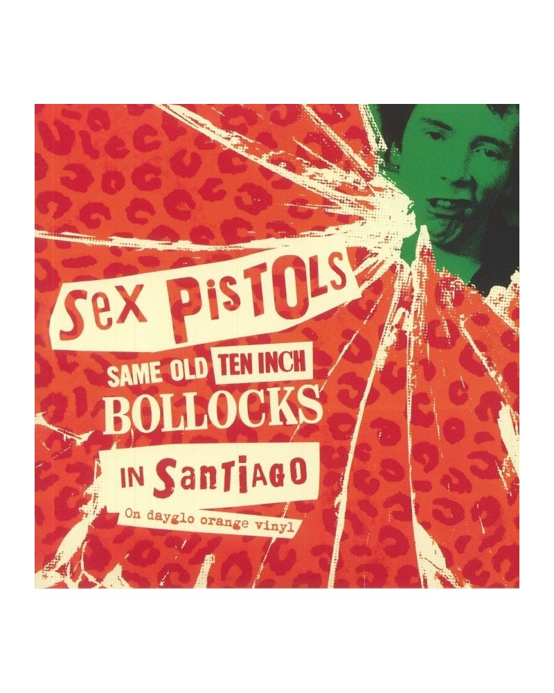 Sex Pistols LP Vinyl Record - Same Old Ten Inch Bollocks In Santiago (Orange Vinyl) $18.64 Vinyl