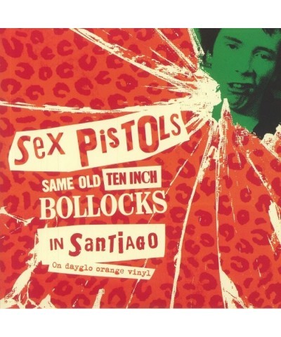 Sex Pistols LP Vinyl Record - Same Old Ten Inch Bollocks In Santiago (Orange Vinyl) $18.64 Vinyl