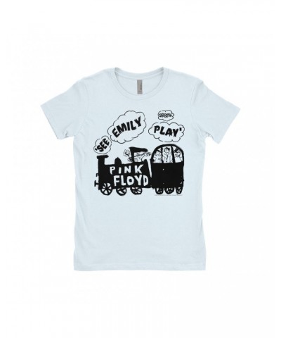 Pink Floyd Ladies' Boyfriend T-Shirt | See Emily Play Train Sketch Shirt $11.48 Shirts