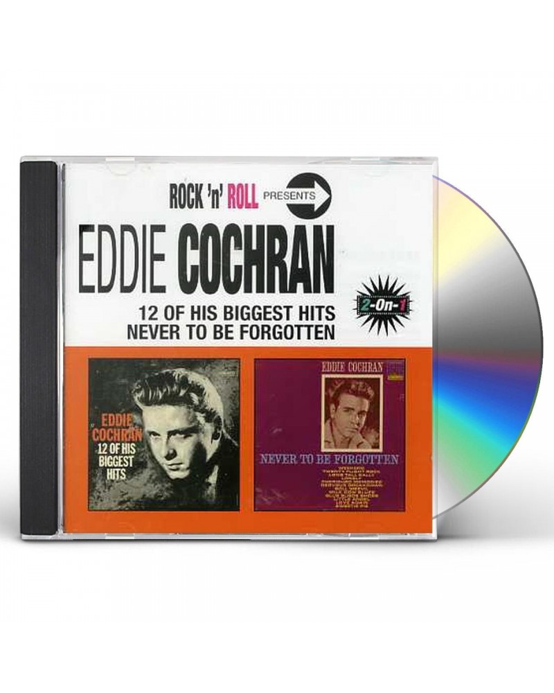 Eddie Cochran 12 BIGGEST HITS / NEVER TO BE CD $5.94 CD