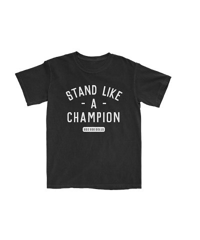 The Goo Goo Dolls Stand Like A Champion T-Shirt (Black) $12.00 Shirts