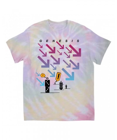 Genesis T-Shirt | Live In Concert 1986 Tour Tie Dye Shirt $8.89 Shirts