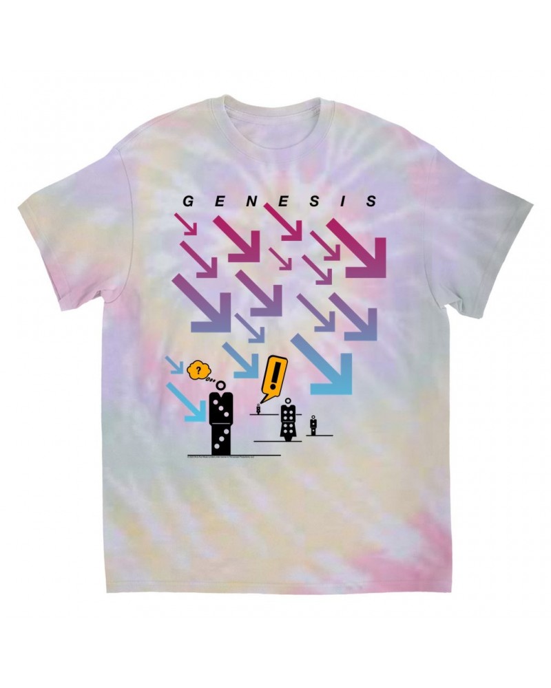 Genesis T-Shirt | Live In Concert 1986 Tour Tie Dye Shirt $8.89 Shirts