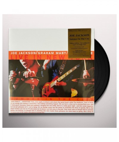 Joe Jackson SUMMER IN THE CITY: LIVE IN NEW YORK (2LP/LIMITED/ORANGE VINYL/180G/GATEFOLD/NUMBERED) Vinyl Record $21.85 Vinyl