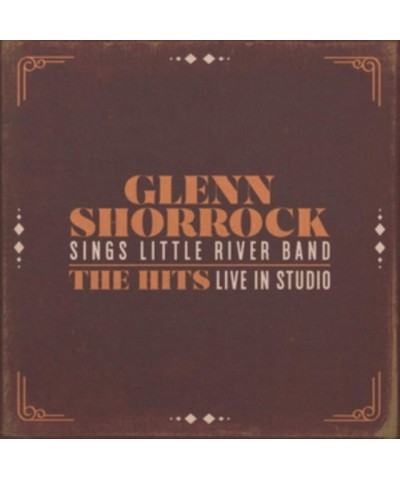 Glenn Shorrock CD - Sings Little River Band-The Hits Live In Studio $9.86 CD