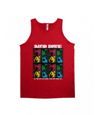 David Bowie Unisex Tank Top | Kit Kat Klub Collage Shirt $10.73 Shirts