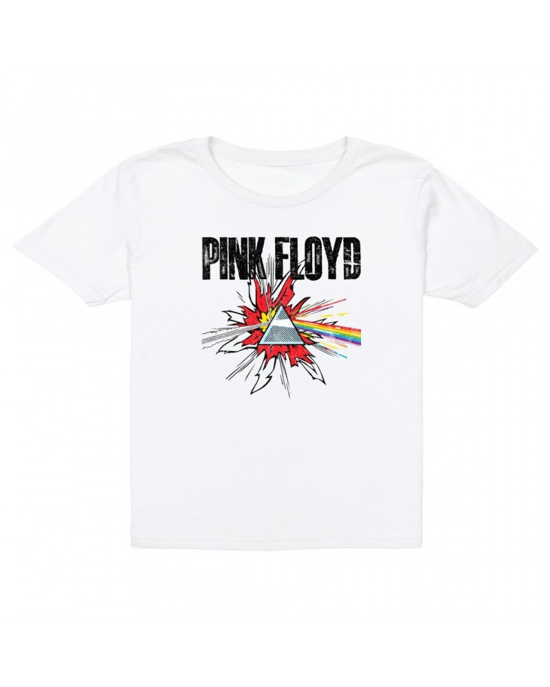 Pink Floyd Kids T-Shirt | Pop Art Prism Distressed Kids T-Shirt $7.98 Kids