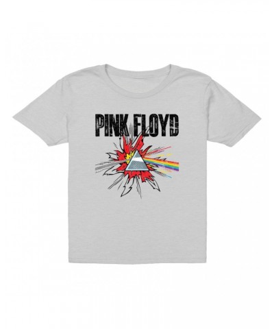 Pink Floyd Kids T-Shirt | Pop Art Prism Distressed Kids T-Shirt $7.98 Kids