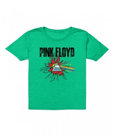 Pink Floyd Kids T-Shirt | Pop Art Prism Distressed Kids T-Shirt $7.98 Kids