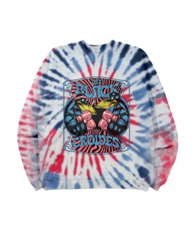 The Black Crowes Boxing Crowes Tie Dye Crewneck $18.00 Sweatshirts