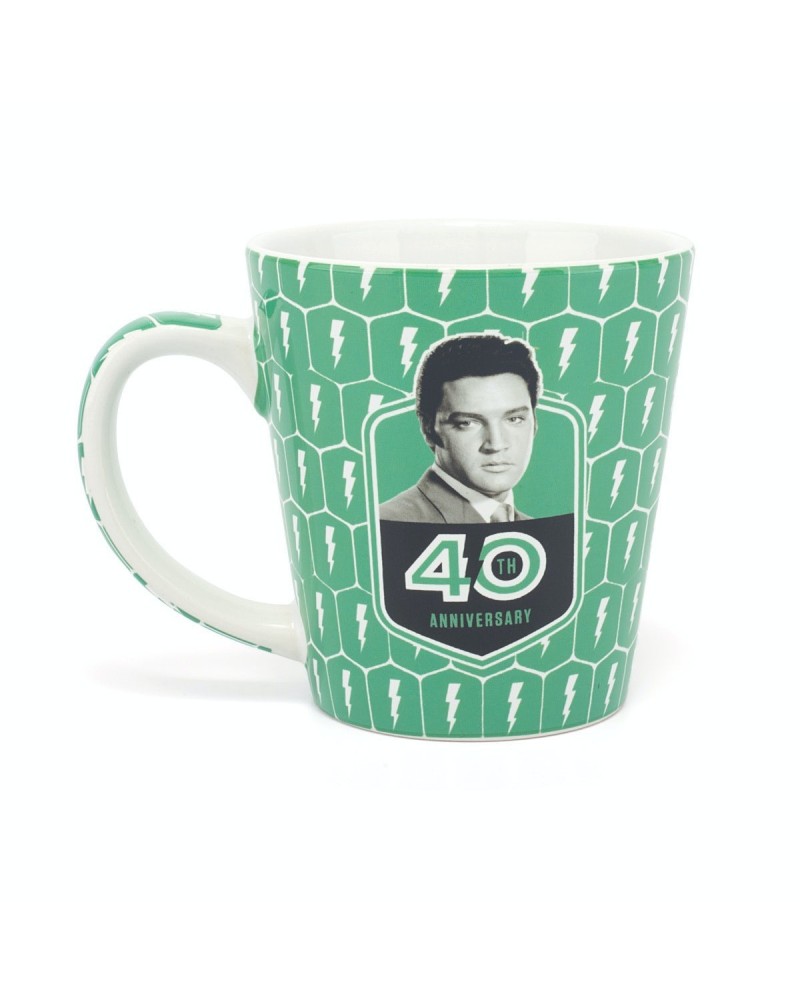 Elvis Presley 2017 40th Anniversary Latte Mug $4.40 Drinkware