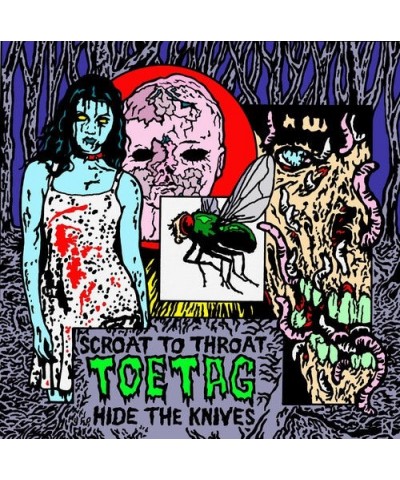 Toe Tag SCROAT TO THROAT HIDE THE KNIVES Vinyl Record $8.51 Vinyl