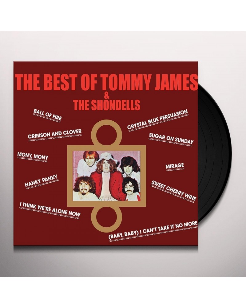 Tommy James & The Shondells BEST OF TOMMY JAMES & THE SHONDELLS Vinyl Record $14.40 Vinyl