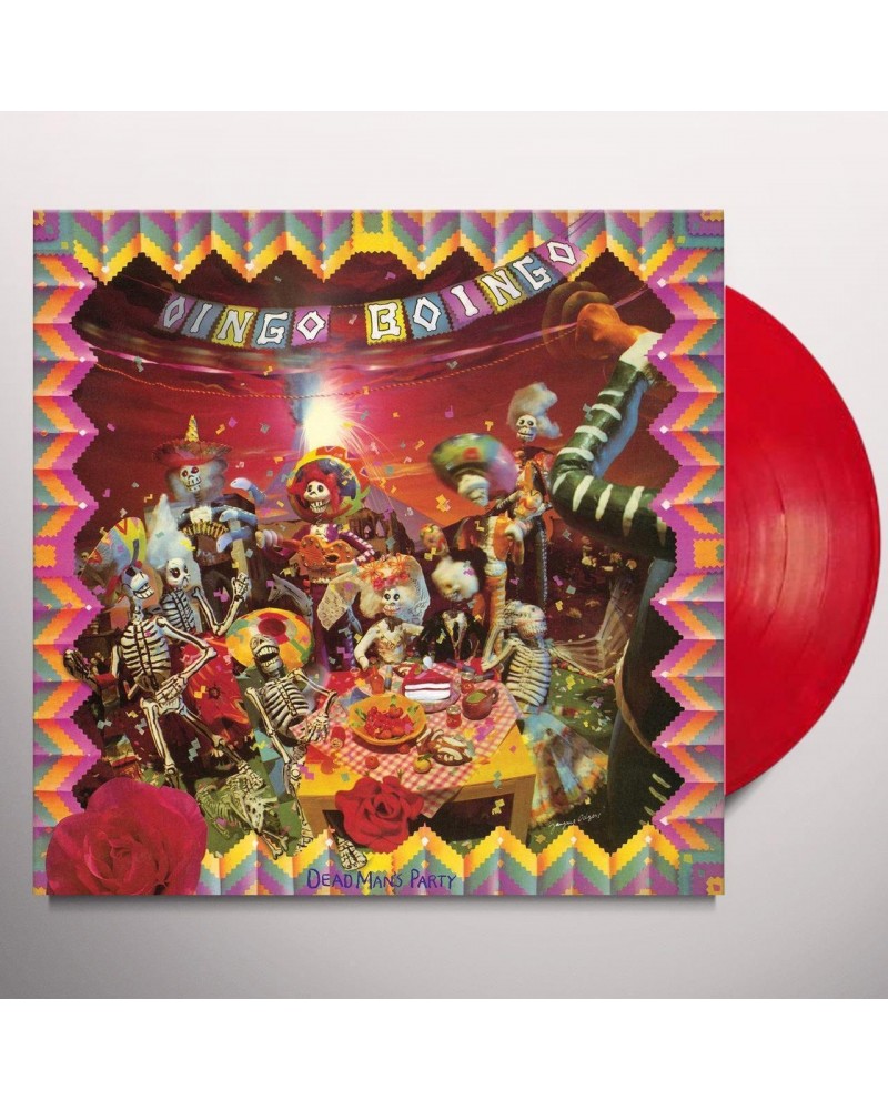 Oingo Boingo DEAD MANS PARTY - Limited Edition Red Translucent Colored Vinyl Record $9.40 Vinyl