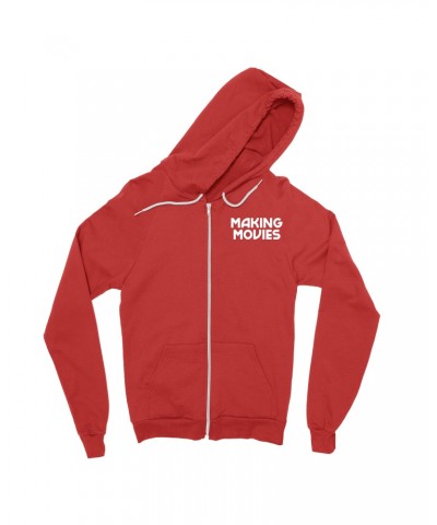 Making Movies We Are All Immigrants Hoodie - Red $20.24 Sweatshirts