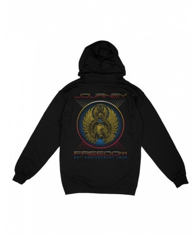 Journey Black 50th Anniversary Tour Zip Hoodie $24.05 Sweatshirts