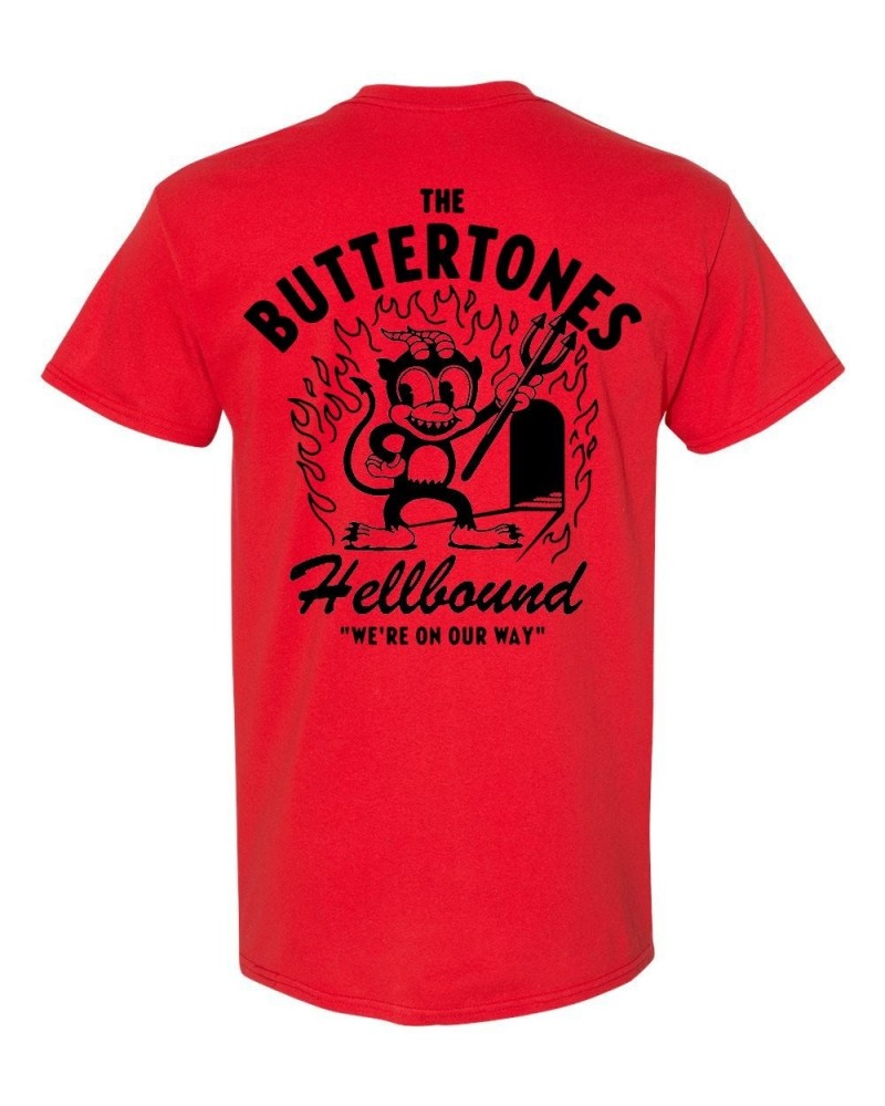 The Buttertones HELLBOUND TEE RED $7.40 Shirts