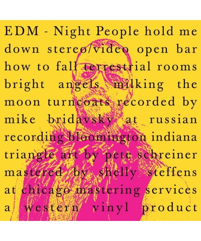 EDM Night People Vinyl Record $6.25 Vinyl