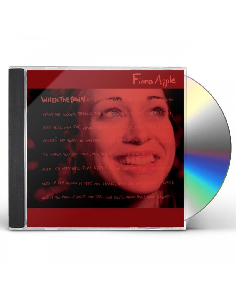 Fiona Apple WHEN THE PAWN CD $4.75 CD